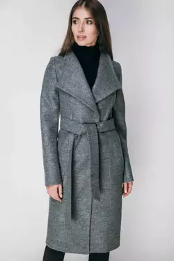 Женское пальто демисезонное с поясом Nexx