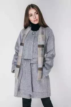 Женское демисезонное пальто с поясом Nexx